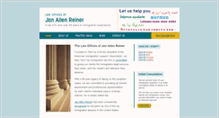 Desktop Screenshot of janallenreiner.com